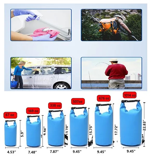 Reusable Portable 500D PVC Waterproof  Dry Sack - Reusable Portable 500D PVC Waterproof  Dry Sack - Image 2 of 3