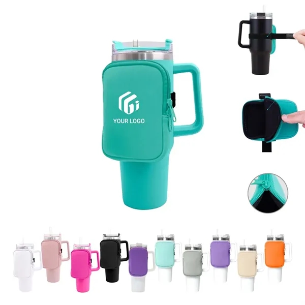 Cup Accessories Water Bottle Pouch Bag for 40oz Tumbler - Cup Accessories Water Bottle Pouch Bag for 40oz Tumbler - Image 0 of 3