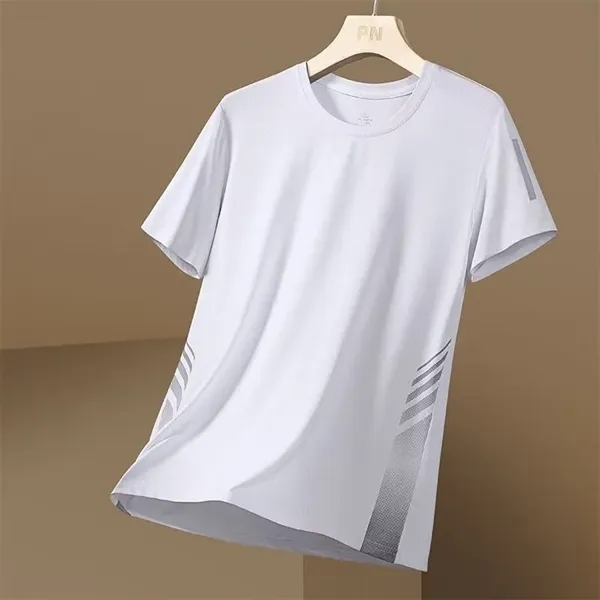 Dry Fit Active Crew Neck T Shirt - Dry Fit Active Crew Neck T Shirt - Image 3 of 6