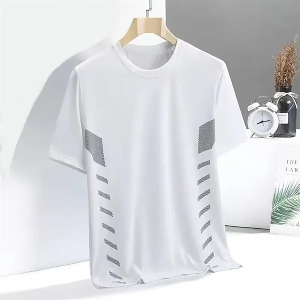 Men's Athletic Short Sleeve Tees - Men's Athletic Short Sleeve Tees - Image 3 of 4