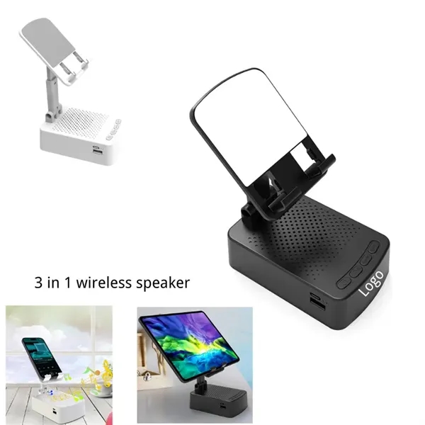 3 in 1 Bluetooth Speaker phone stand power bank - 3 in 1 Bluetooth Speaker phone stand power bank - Image 0 of 6