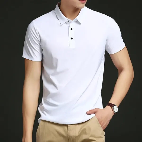 Men's Polo Quick Dry Shirts - Men's Polo Quick Dry Shirts - Image 2 of 7