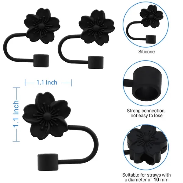 Cute Silicone Straw Covers Cap for Stanley Cups - Cute Silicone Straw Covers Cap for Stanley Cups - Image 4 of 9