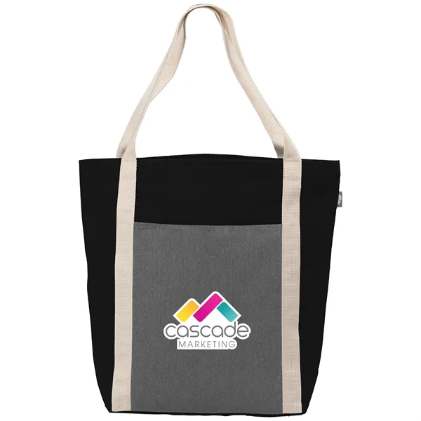 Spun - Recycled Cotton Blend Tote Bag - Heat Transfer - Spun - Recycled Cotton Blend Tote Bag - Heat Transfer - Image 1 of 5