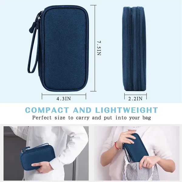 Portable Waterproof Double Layer Electronic Carry Case Bag - Portable Waterproof Double Layer Electronic Carry Case Bag - Image 4 of 4