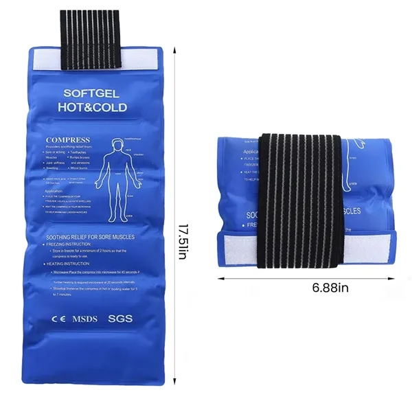 Reusable Gel Ice Cold Packs - Reusable Gel Ice Cold Packs - Image 1 of 4