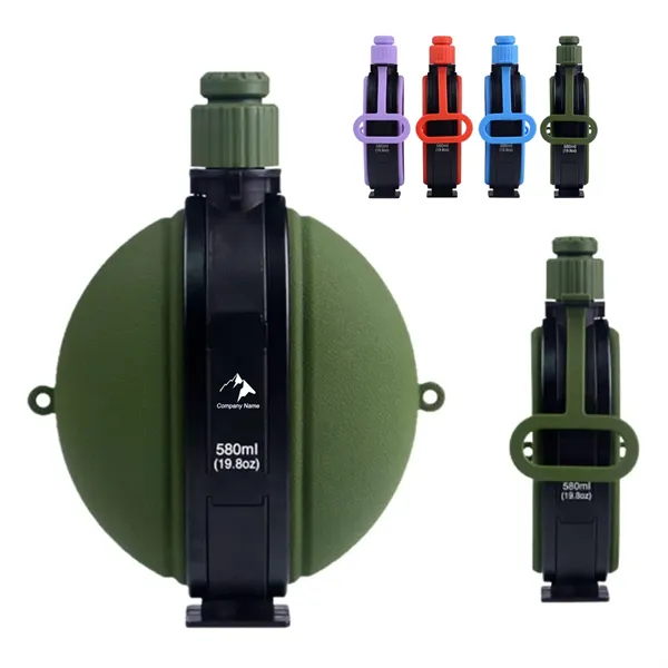 Silicone Folded Bottle For Camping - Silicone Folded Bottle For Camping - Image 0 of 4