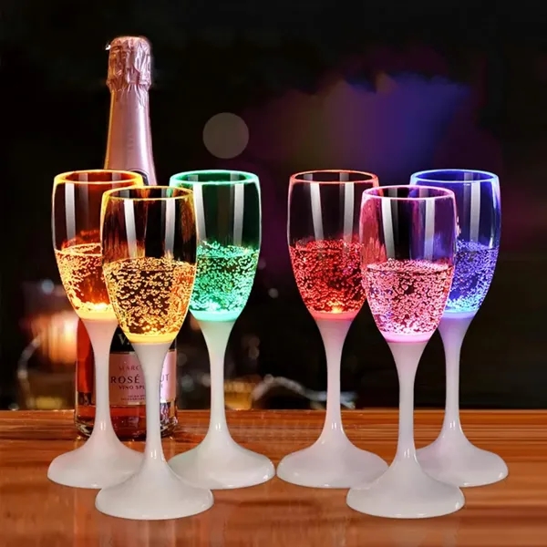 Led Light Up Cups Wine Champagne Flutes - Led Light Up Cups Wine Champagne Flutes - Image 3 of 4