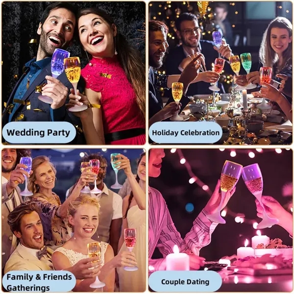 Led Light Up Cups Wine Champagne Flutes - Led Light Up Cups Wine Champagne Flutes - Image 4 of 4