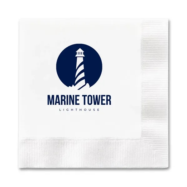 2 Ply White Beverage Napkin - 2 Ply White Beverage Napkin - Image 0 of 0