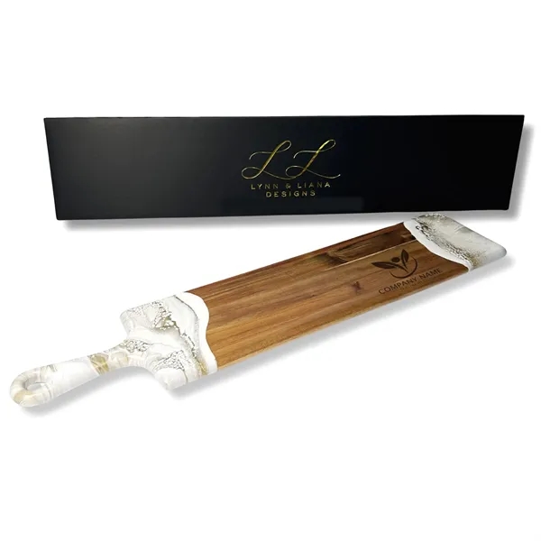 5x24 Baguette Acacia Cheeseboard - 5x24 Baguette Acacia Cheeseboard - Image 16 of 21