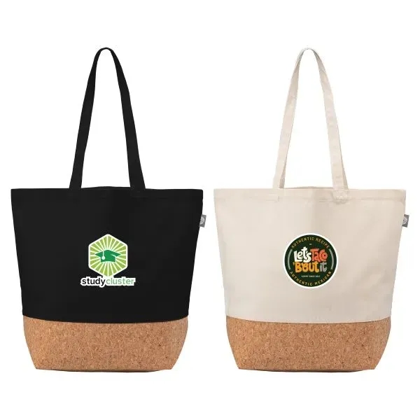 Alentejo - Recycled Tote Bag Cork Bottom - Heat Transfer - Alentejo - Recycled Tote Bag Cork Bottom - Heat Transfer - Image 0 of 2