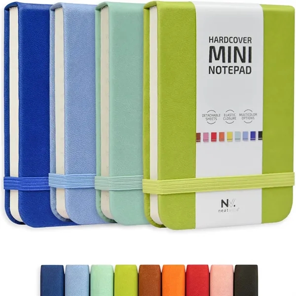 A7 Leather Hardcover Mini Notebook - A7 Leather Hardcover Mini Notebook - Image 0 of 5