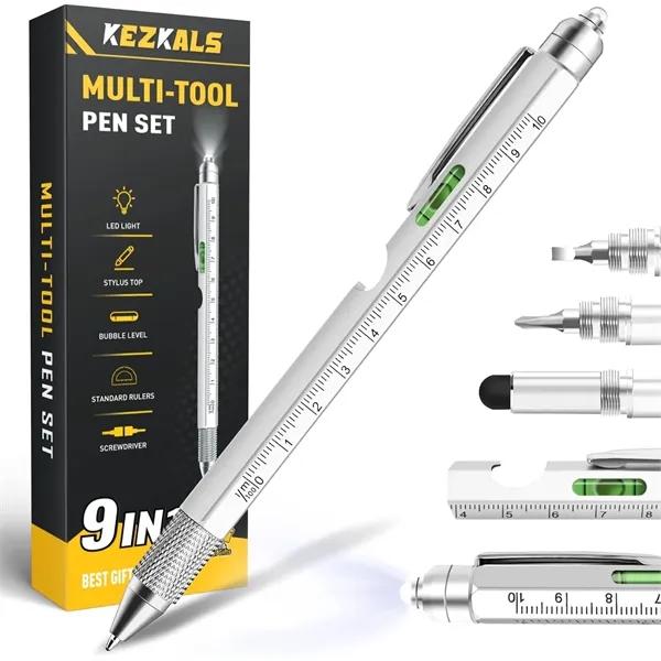 9 in 1 Multitool Pen - 9 in 1 Multitool Pen - Image 0 of 5