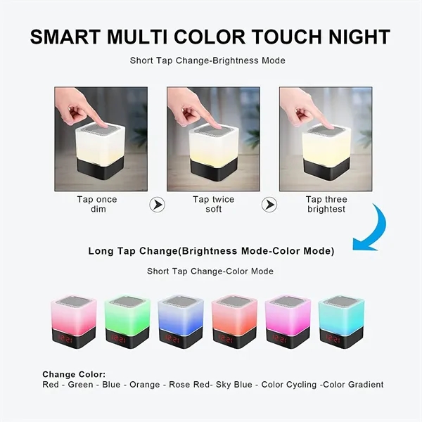 Night Light Bluetooth Speaker - Night Light Bluetooth Speaker - Image 1 of 5