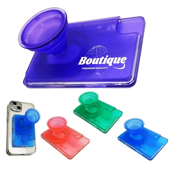 Magnetic Card Wallet Hand Holder with Phone Stand - Magnetic Card Wallet Hand Holder with Phone Stand - Image 0 of 5