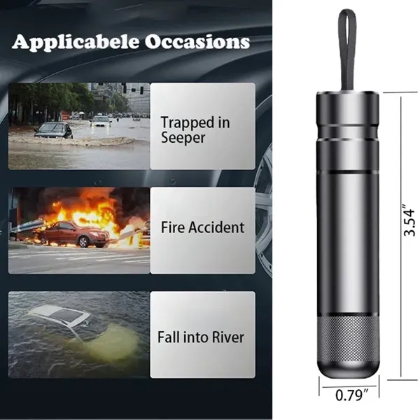 Mini Multifunctional Car Window Breaking Safety Hammer - Mini Multifunctional Car Window Breaking Safety Hammer - Image 2 of 3