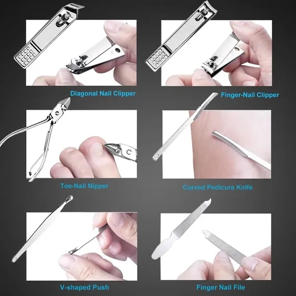 19 Pieces Professional Nail Clippers Set - 19 Pieces Professional Nail Clippers Set - Image 3 of 7
