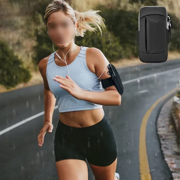 Waterproof sports running armband cell phone purse holder - Waterproof sports running armband cell phone purse holder - Image 3 of 4