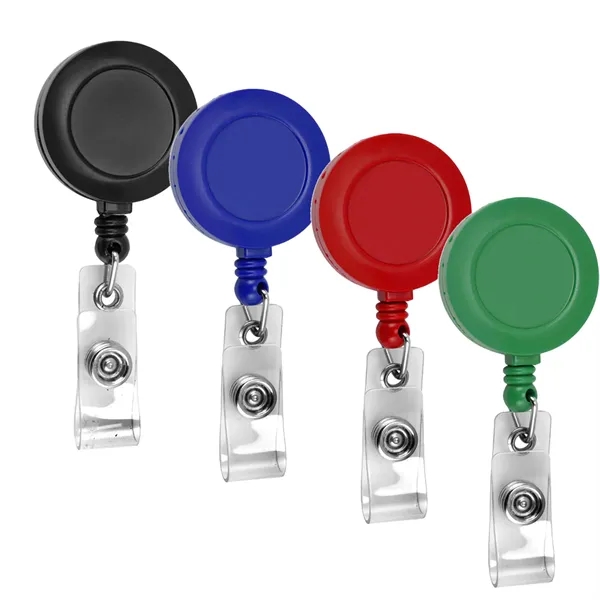 24'' Retractable Badge Holder Reels W/ Swivel Alligator Clip - 24'' Retractable Badge Holder Reels W/ Swivel Alligator Clip - Image 1 of 2
