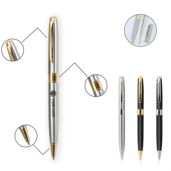 Simple practical portable metal business ballpoint pen - Simple practical portable metal business ballpoint pen - Image 0 of 4