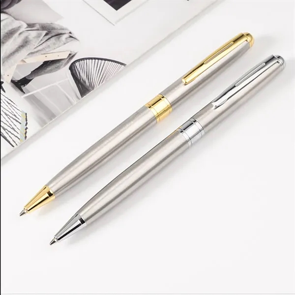 Simple practical portable metal business ballpoint pen - Simple practical portable metal business ballpoint pen - Image 3 of 4