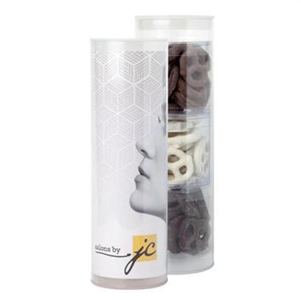 3 Piece Gift Tube with Pretzels