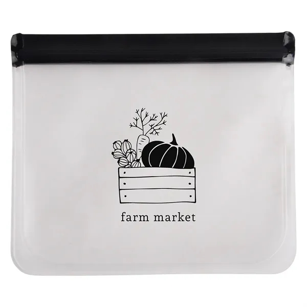Custom Sunflower PEVA Zip Closure Utility Bag