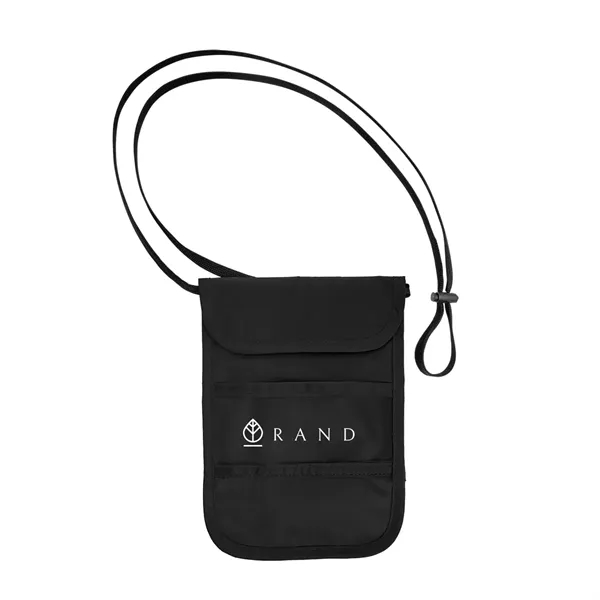 Custom RFID Data Blocking Neck Wallet