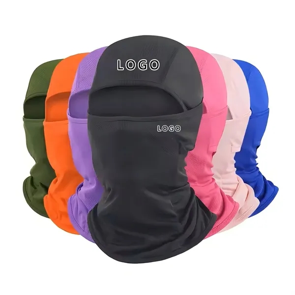 Colorful Polyester Unisex Full Face Mask - Colorful Polyester Unisex Full Face Mask - Image 0 of 5