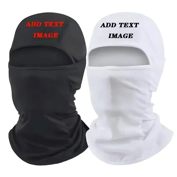 Colorful Polyester Unisex Full Face Mask - Colorful Polyester Unisex Full Face Mask - Image 2 of 5