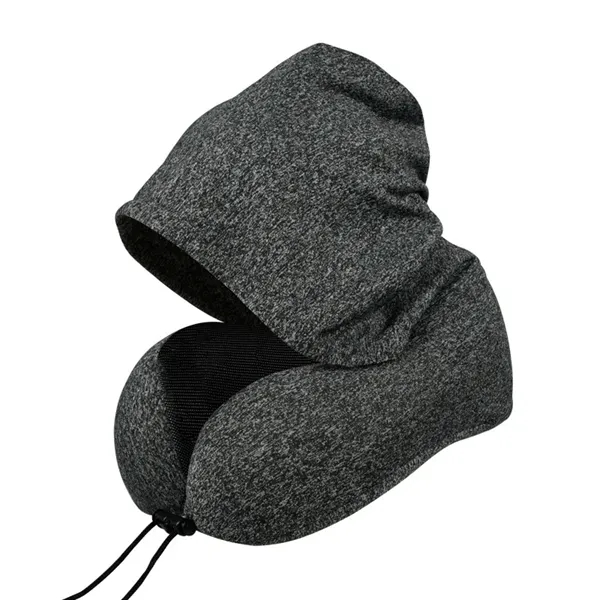 Hoodie Travel Pillow with Soft Memory Foam - Hoodie Travel Pillow with Soft Memory Foam - Image 3 of 4