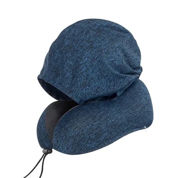 Hoodie Travel Pillow with Soft Memory Foam - Hoodie Travel Pillow with Soft Memory Foam - Image 4 of 4