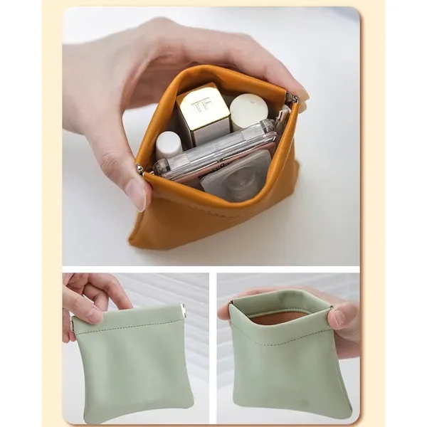 PU Leather Pocket Cosmetic Bag - PU Leather Pocket Cosmetic Bag - Image 1 of 2