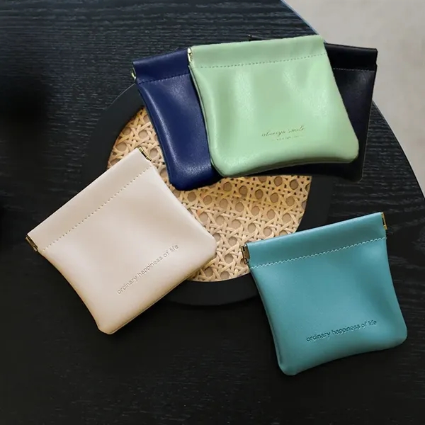 PU Leather Pocket Cosmetic Bag - PU Leather Pocket Cosmetic Bag - Image 2 of 2