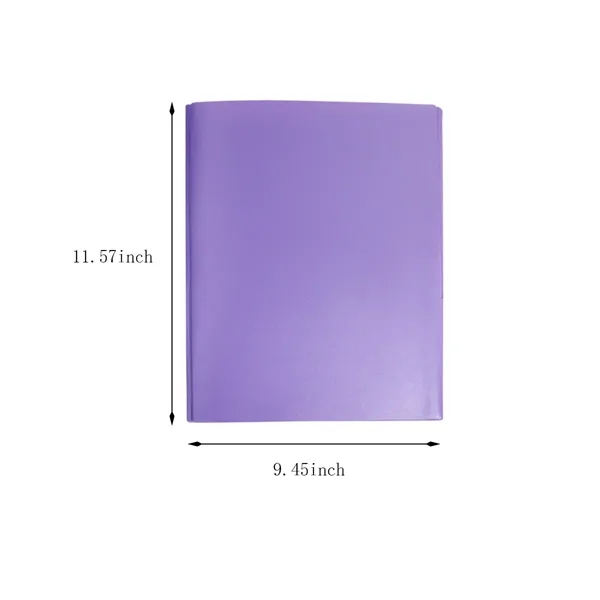 Versatile durable  portable double pocket plastic folder - Versatile durable  portable double pocket plastic folder - Image 1 of 4