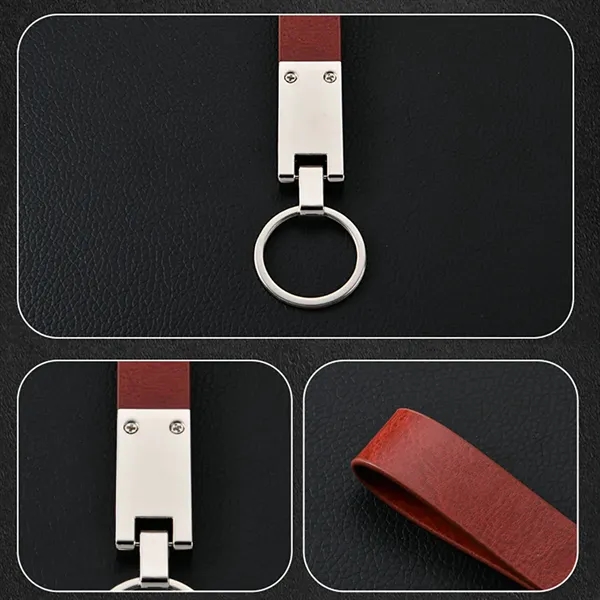 PU And Zinc Alloy KeyChain Simplicity Pendant accessories - PU And Zinc Alloy KeyChain Simplicity Pendant accessories - Image 1 of 3