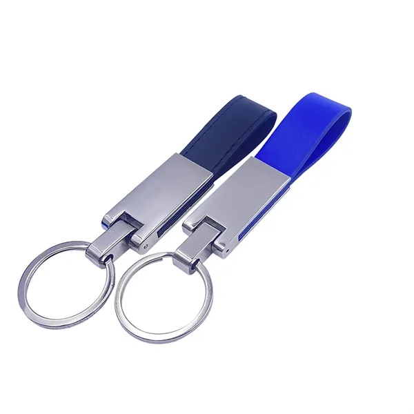 PU And Zinc Alloy KeyChain Simplicity Pendant accessories - PU And Zinc Alloy KeyChain Simplicity Pendant accessories - Image 2 of 3