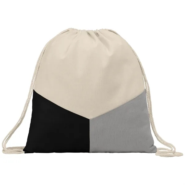 Triad - Multicolor Cotton Drawstring Bag - Triad - Multicolor Cotton Drawstring Bag - Image 3 of 6