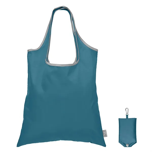 Santorini RPET - Recycled Foldaway Shopping Tote Bag - Santorini RPET - Recycled Foldaway Shopping Tote Bag - Image 5 of 6