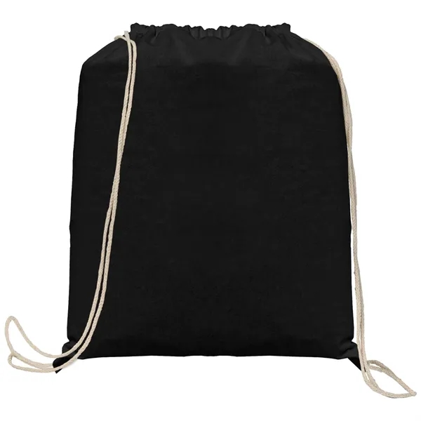 Java - 5 oz. Cotton Drawstring Backpack - Heat Transfer - Java - 5 oz. Cotton Drawstring Backpack - Heat Transfer - Image 6 of 9