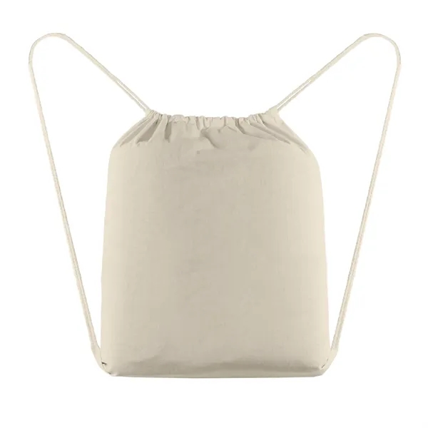 Java - 5 oz. Cotton Drawstring Backpack - Heat Transfer - Java - 5 oz. Cotton Drawstring Backpack - Heat Transfer - Image 9 of 9