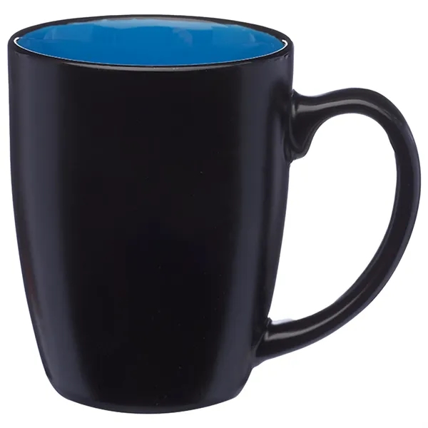 12 oz Two-Tone Black ceramic Coffee Mug - 12 oz Two-Tone Black ceramic Coffee Mug - Image 1 of 4