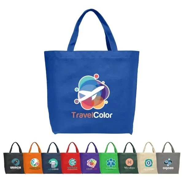 Julian - Non-Woven Shopping Tote Bag - Heat Transfer - Julian - Non-Woven Shopping Tote Bag - Heat Transfer - Image 0 of 15