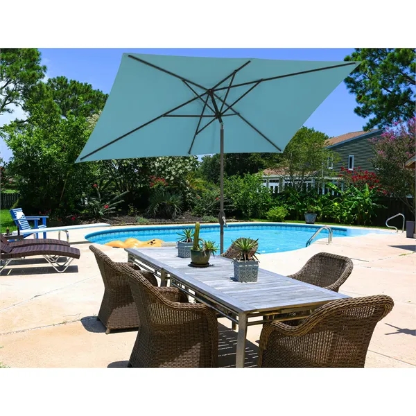 IF Collection 6.5-Foot x 10-Foot Rectangular Patio Umbrella - IF Collection 6.5-Foot x 10-Foot Rectangular Patio Umbrella - Image 4 of 4
