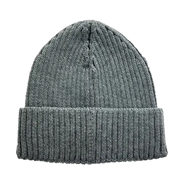 Sustainable Fabric Rib Knit Beanie - Sustainable Fabric Rib Knit Beanie - Image 3 of 4