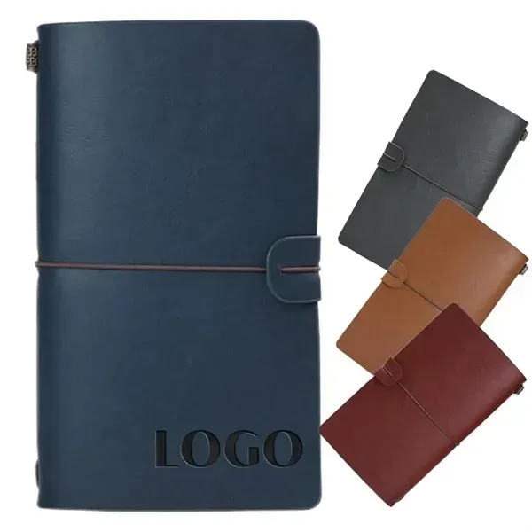 Vintage Faux Leather Ledger - Vintage Faux Leather Ledger - Image 0 of 4