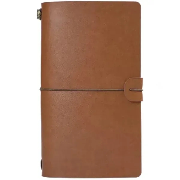 Vintage Faux Leather Ledger - Vintage Faux Leather Ledger - Image 2 of 4