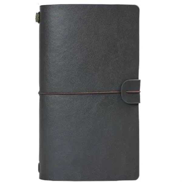 Vintage Faux Leather Ledger - Vintage Faux Leather Ledger - Image 3 of 4