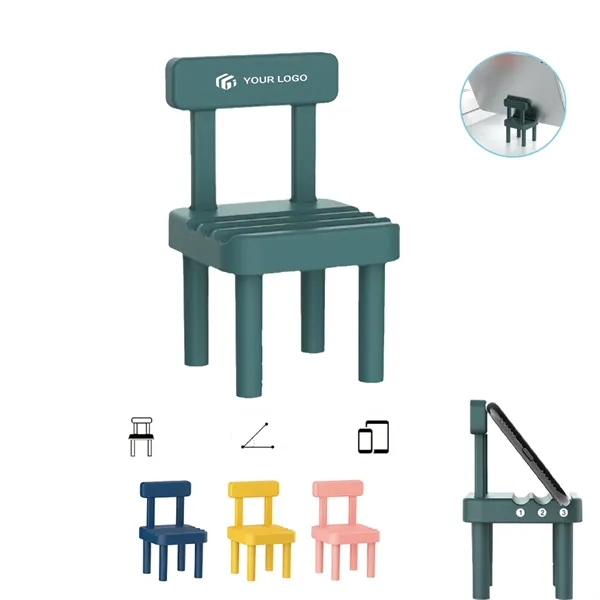 Multi-Angle Universal  Chair Shape Cell Phone Stand - Multi-Angle Universal  Chair Shape Cell Phone Stand - Image 0 of 4